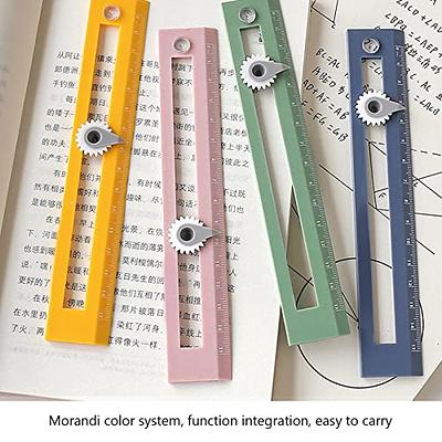 5Pcs T\-Shirt Alignment Ruler For Guiding Tshirt Measurement Ruler With  Size Chart DIY Drawing Template Craft Tool Drafting 
