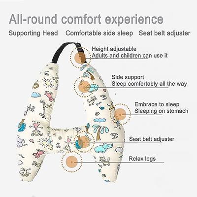 Car Headrest Pillow Adjustable Sleeping Head Neck Support Seat Rest Pillows