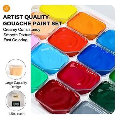 7/10/12-wells Paint Palette Gouache Watercolor Mixing Tray Kids Painting  Exercise Color Container Plastic Pigment Molded Palette - Diy Craft  Supplies - AliExpress