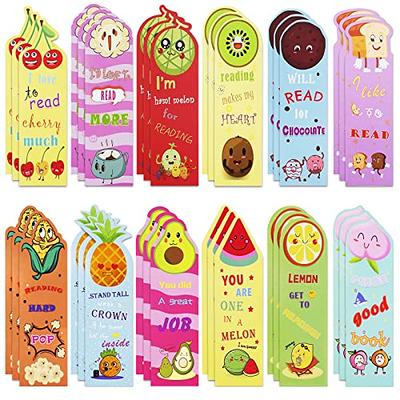 36 Pcs Scented Bookmarks for Kids, Fruit Bookmarks Scratch and Sniff  Bookmarks Fruitmarks Bookmarks for Kids Bulk - Yahoo Shopping