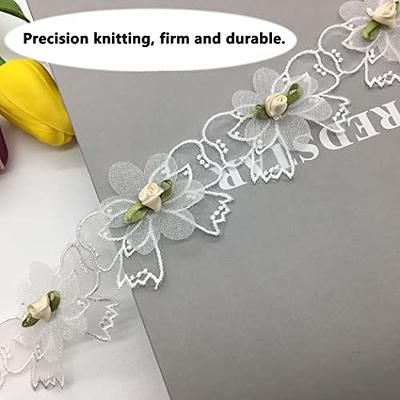 Lace Ribbon, DIY Making Elegant Style Clear Pattern Skin Friendly Pearl  Ribbon For Crafts For Wedding Decorations