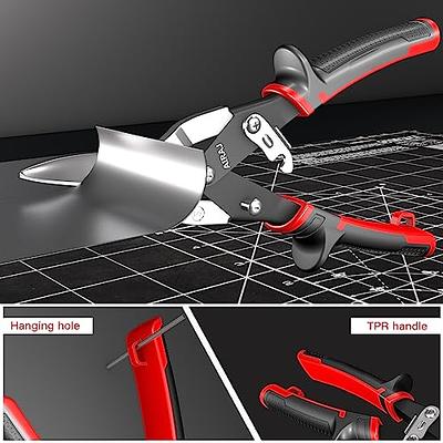 AIRAJ Pro 10 in Aviation Tin Snips Straight Cut,Industrial CR-Mo