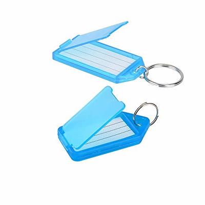 Key Tags with Rings 15pcs Key Tag Key Rings for Car Keys Key Chains for Car  Keys Car Keys Keychain Suitcase Holder Key Ring Tags Multi-Purpose Key Tags  KeyTags Key Id Tags 