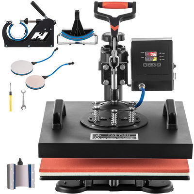 BENTISM Heat Press Machine 6 in 1, 15X15 Combo Digital