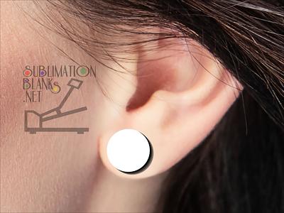 stud Earrings Round Sublimation Blanks Single Sided Circle Bulk Wholesale  Cute Jewelry Diy Wooden - Yahoo Shopping