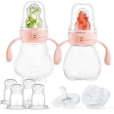 Haakaa Baby Fruit Food Feeder Pacifier, Milk Frozen Set