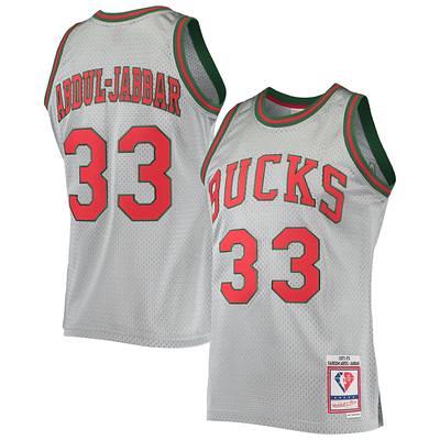 Men's Mitchell & Ness Kareem Abdul-Jabbar Silver Milwaukee Bucks 75th  Anniversary 1971/72 Hardwood Classics Swingman Jersey - Yahoo Shopping