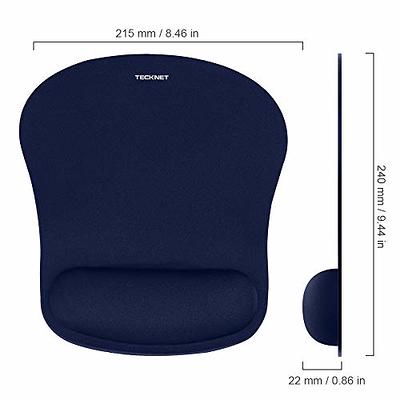 MROCO Ergonomic Mouse Pad with Gel Wrist Support, Comfortable Mousepad with  Smooth Wrist Rest Surface and Non-Slip PU Base for Pain Relief, Computer
