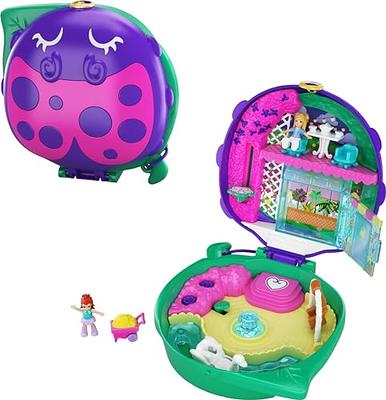 Polly Pocket Large Llama Party Compact, Animal Toy with 2 Micro Dolls and  25+ Surprise Accessories 