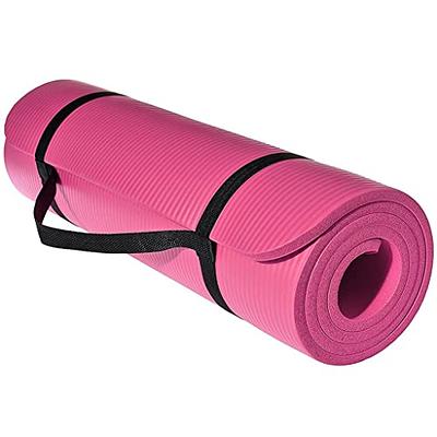 GoFit GF-YOGA-PK Yoga Mat (Pink) & GF-YB-GY Yoga Block