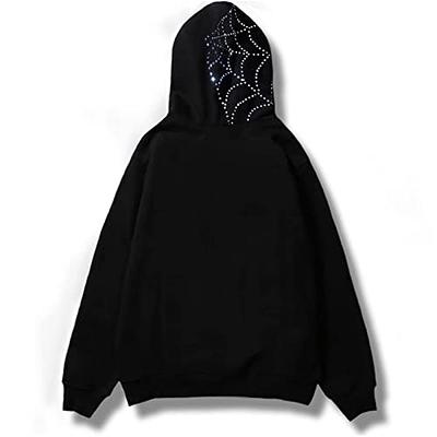 Rhinestone Streetwear Sweatshirts, Rhinestone Pullover