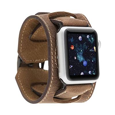 Genuine Leather Strap For Apple Watch Bands Series SE 7 6 5 4 3