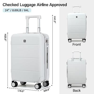 Rolling Luggage, Wheeled Suitcases for Women, Men