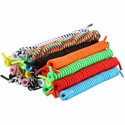 Shoelaces Without Ties - Elastic Rubber Shoe Laces, Elastic Quick Release  Elastic Shoelaces, Kids Shoes Accessories, 1 Pair - 120 Cm - 12 Colours ( 1