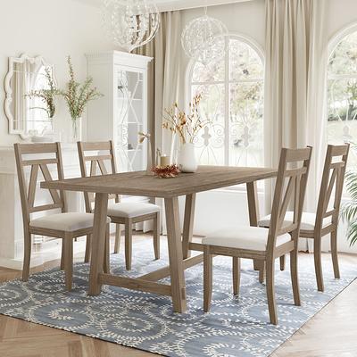 Dining Chairs Soft Fabric Dining Room Chairs with Seat Cushions Set of 2 -  Yahoo Shopping