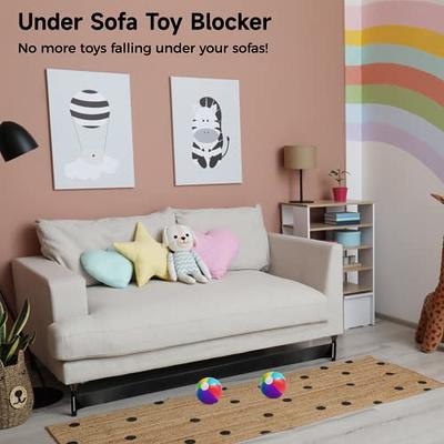 Homaisson Toy Blocker for Under Couch, 4 Packs 78.8 Feet Under