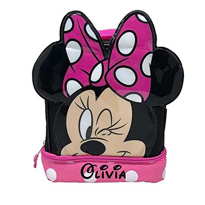 Disney Minnie Mouse Insulated Lunch Box Bag w/ Shoulder Strap Gift