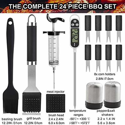 Dyiom 20-Piece Heavy-Duty BBQ Grill Tool Set in Case