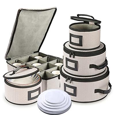 Dinnerware Storage - Gray 5 Piece Set, Dinnerware and China Storage