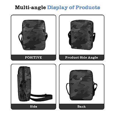 Camouflage Gray Travel Duffle Bag for Men Women