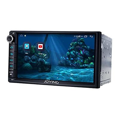 [HD 1024 * 600] Double Din Car Stereo Compatible with Apple CarPlay and  Android Auto, Full Touch 7 Inch LCD Touchscreen Radio with Voice Control