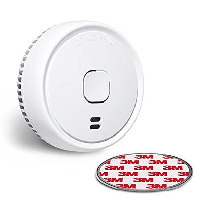 Jemay Smoke Detector, Smoke Alarm with Advanced Photoelectric Technology,  Smoke Detector with Test Button and Low Battery Reminder, Fire Alarm with