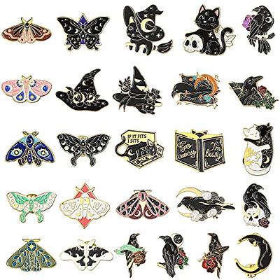 26 Pcs Butterfly Pins Set Cute Backpacks Pins Cats Black Crow Gothic Pins Aesthetic  Pins for Women Men DIY Badge Clothing Jackets Bags Decoration - Yahoo  Shopping