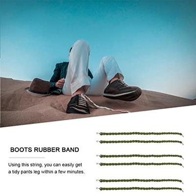 2 Boot Straps Pant Clips + 2 Adjustable Leg Strap Ankle Strap for Inside  Boots