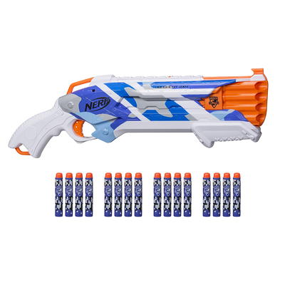 Nerf Fortnite Motorized Blaster with Fortnite Converge Wrap with 10 Elite  Darts 