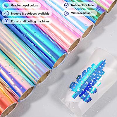 Soft Metallic Foil Heat Transfer Vinyl Bundle: 6 Pack 12 x 1 Yard Pack,  Iron on Vinyl for T-Shirt, 6 Assorted Colors for All Cutter Machines and  Heat