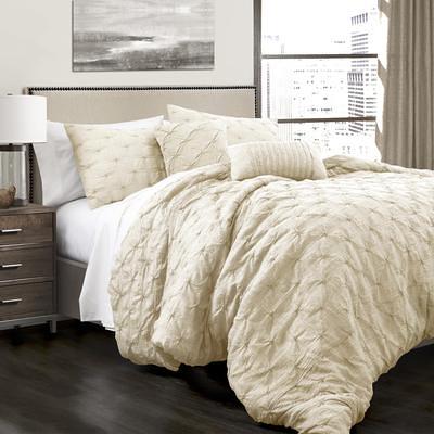 Avon 3 Piece Comforter Set, Lush Decor