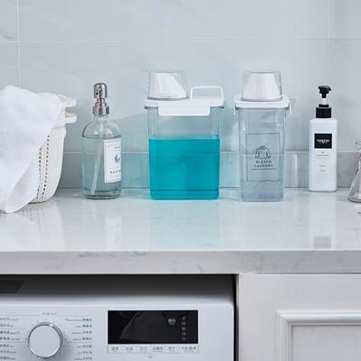 Laundry Detergent Dispenser Liquid Detergent Soap Dispenser for Laundry  Room Organizerion Fabric Softener Storage Container