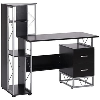 HOMCOM 68 Inch Office Table Computer Desk Workstation