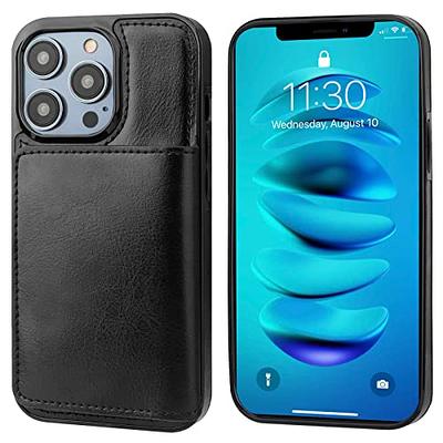 iPhone 11 Pro Max Wallet Case with Card Holder,OT ONETOP PU Leather  Kickstand Card Slots Case,Double Magnetic Clasp and Durable Shockproof  Cover for