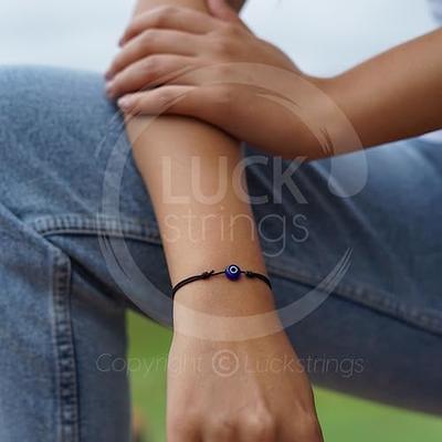 LUCK STRINGS Lucky Evil Eye Protection Bracelet - Choker Necklace