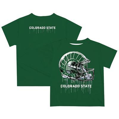 Men's Champion Gray Colorado State Rams Football Jersey Long Sleeve T-Shirt