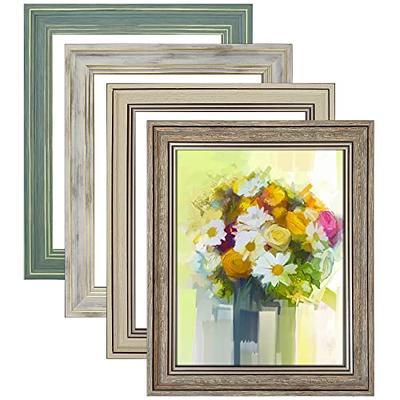 4x6 White Picture Frame Set Pack of 3 4x6 Wood Picture Frames for Gallery  Wall 3 4x6 White Frames - Yahoo Shopping