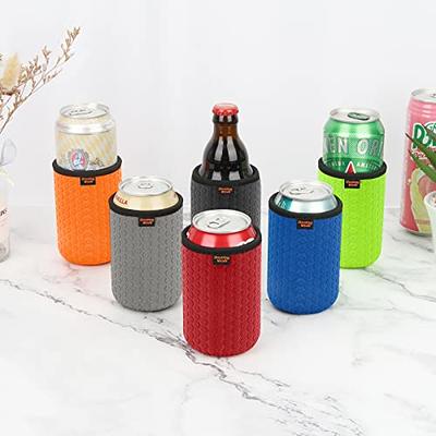 Desing Wish 12oz Standard Can Cooler Sleeve Holder Honeycomb Insulator Beer  Cans Cover 12OZ Beer Bottle Sleeves Non-slip Neoprene Soda Cans Coolers