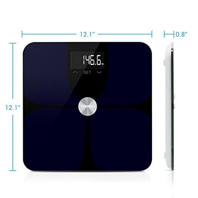 anyloop Smart Scale for Body Weight and Fat Percentage, Accurate Weight  Scale Bathroom Scale Large LED Display Bluetooth 400lb