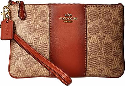 Coach Coated Canvas Signature Tabby Wristlet, Tan Rust, One Size - Yahoo  Shopping