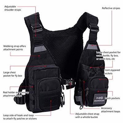 BASSDASH FV08 Ultra Lightweight Fly Fishing Vest for Men and Women Portable Chest  Pack One Size Fits Most - Yahoo Shopping