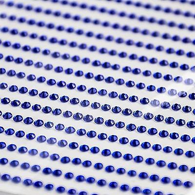 Rhinestone Sheet W Adhesive Backeddeep Blue Rhinestonerhinestone Stickers  Sheet Decoration Bling Crystal Rhinestone Sheets Self Adhesive 