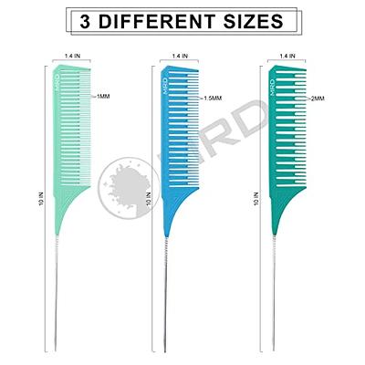 Heat Resistant Weaving Highlight Rat Tail Comb for Salon Style braiding  parting