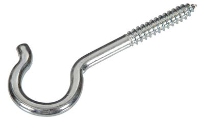 Hillman 0.55-in Black Steel Screw Eye Hook (16-Pack)