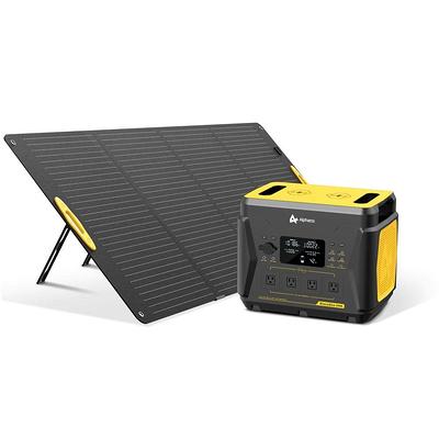 NATURE'S GENERATOR 1800-Watt/2880W Peak Push Button Start Solar Powered  Portable Generator with Power Pod and Three 100W Solar Panels GXNGPT - The  Home Depot