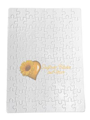 Blank Heart Puzzles, Blank Jigsaw Puzzle