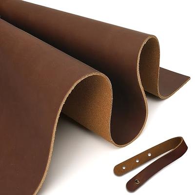  Ringsun 2 Inches Wide Flat Leather Straps for Crafts