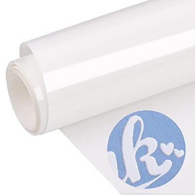 Vinyl Frog Glitter HTV Vinyl Heat Transfer Vinyl Roll 10 x 5ft White Iron on Vinyl Glitter Heat Press Vinyl for T-shirts Works with All Cutter