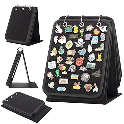 PACMAXI Pin Display Holder, Brooch Pin Organizer, Enamel Pin Display Pages  for Store 240+ Pins, Pin Collection Storage Calendar Stand with 3 Binders  and 5 Pages (Not Include Any Accessories) (black) - Yahoo Shopping