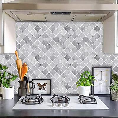 Smart Tiles Peel and Stick Backsplash - Sheets of 10.95 x 9.70 - 3D Adhesive Peel and Stick Tile Backsplash for Kitchen, Bathroom, Wall Tile